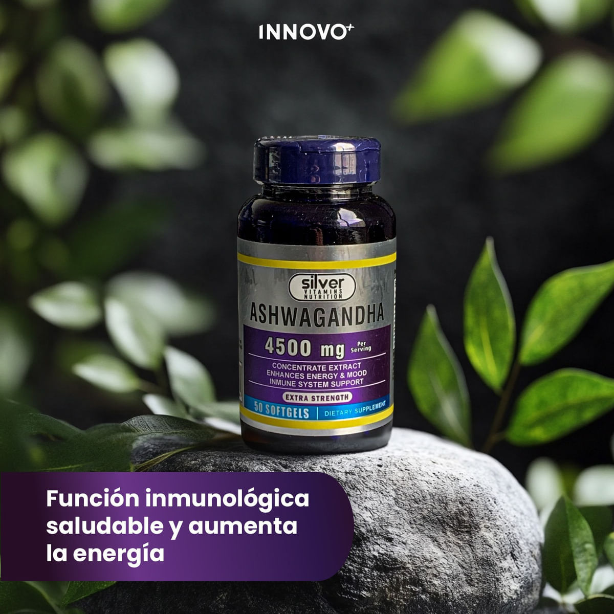 Ashwagandha Sin Estrés 4500 Mg img #4