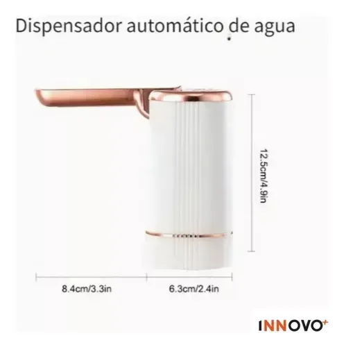 Dispensador Agua De Botellón Automático Plegable Flujo Ajustable Innovo Home img #3
