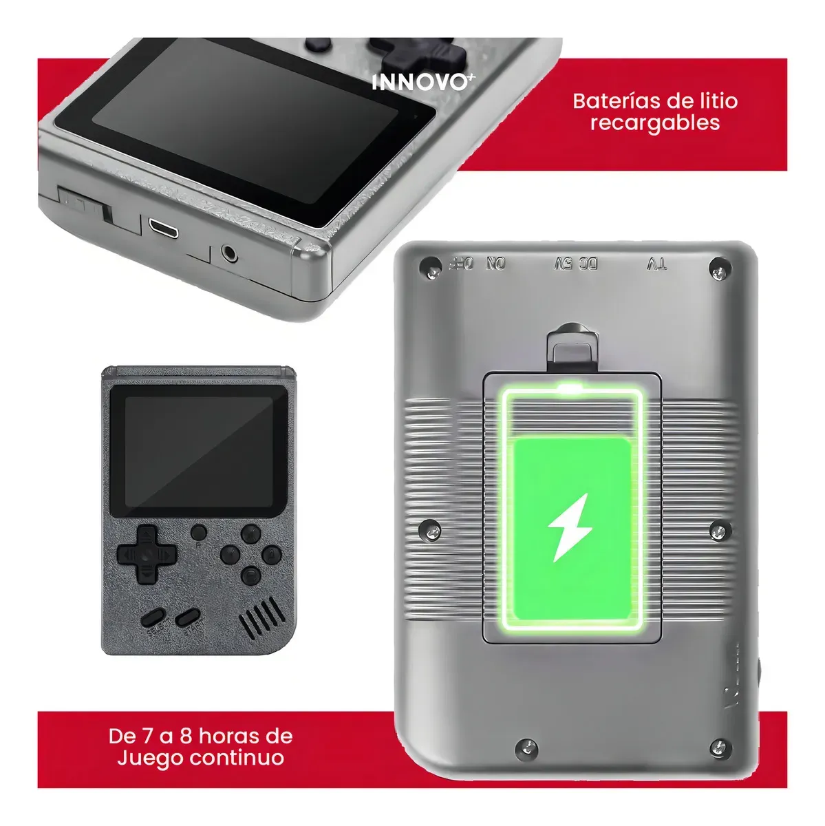 Smart Watch Deportivo Serie 8 Plus Con Audifonos Case Y Videojuegos Gris Edition img #8