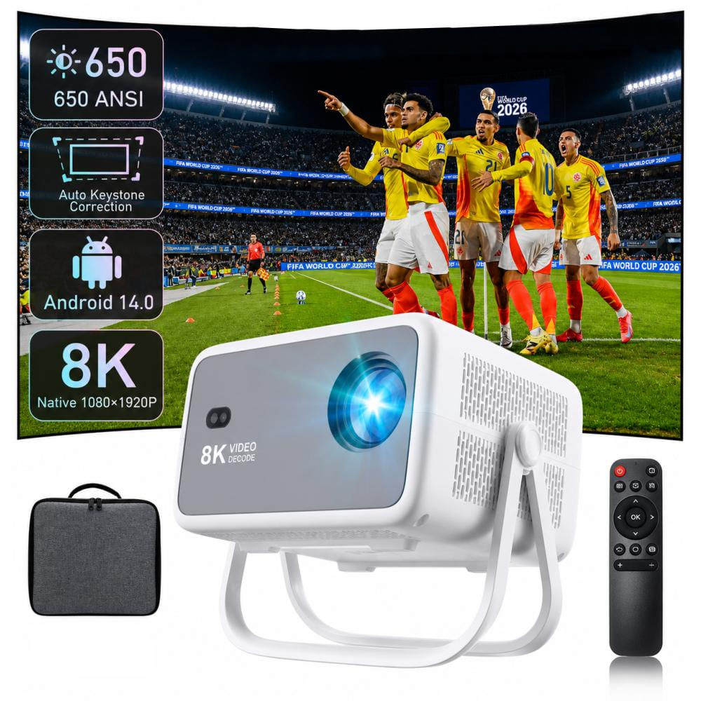 Proyector Android 8K Auto Focus Wifi Bluetooth 650Ansi Tp350 img #1