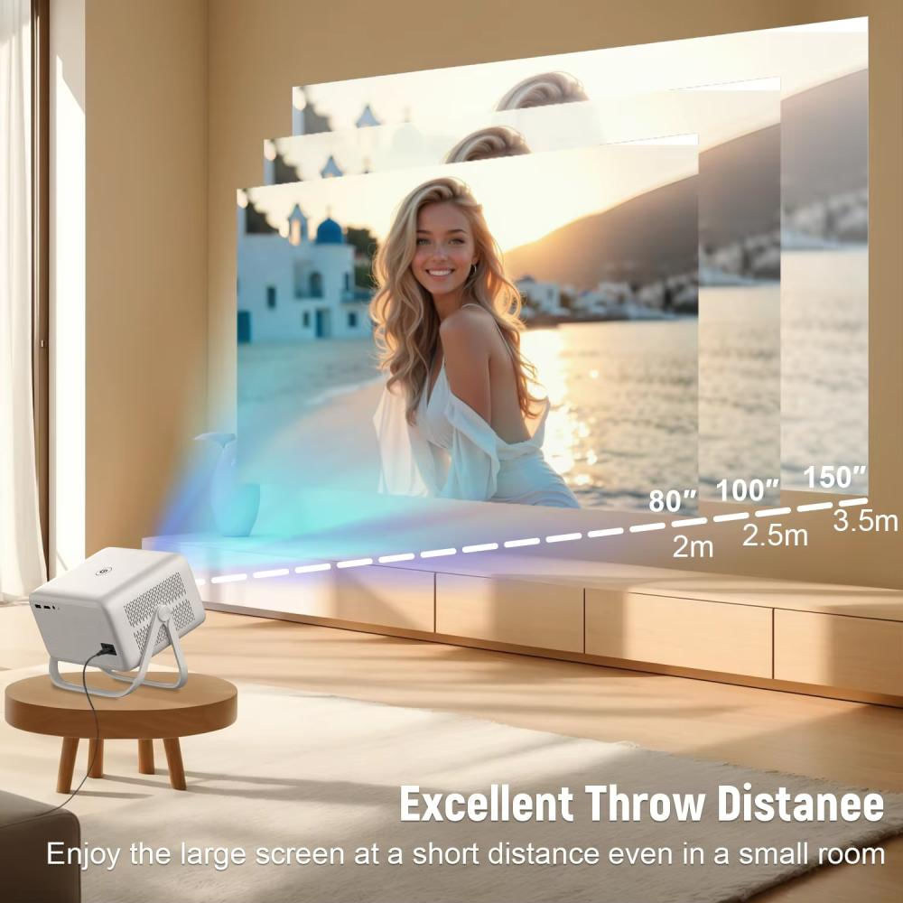 Proyector Android 8K Auto Focus Wifi Bluetooth 650Ansi Tp350 img #4