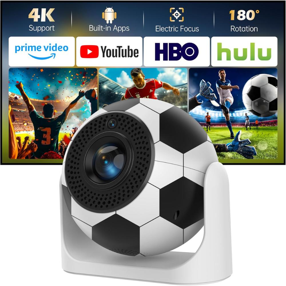 Mini Proyector Android 4K Enfoque Automatico 200 Ansi Jy360 img #1