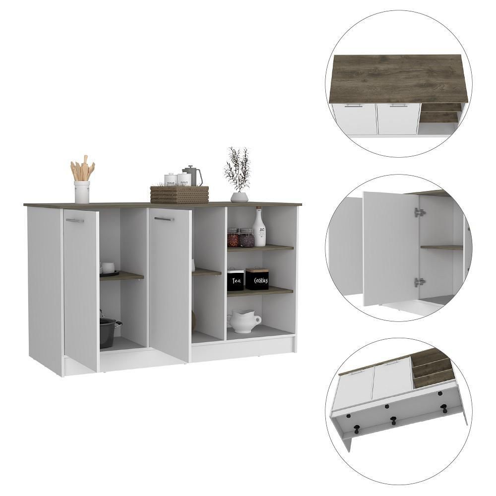 Isla de Cocina Ginger Bla/bell RTA IBB 7163 img #5