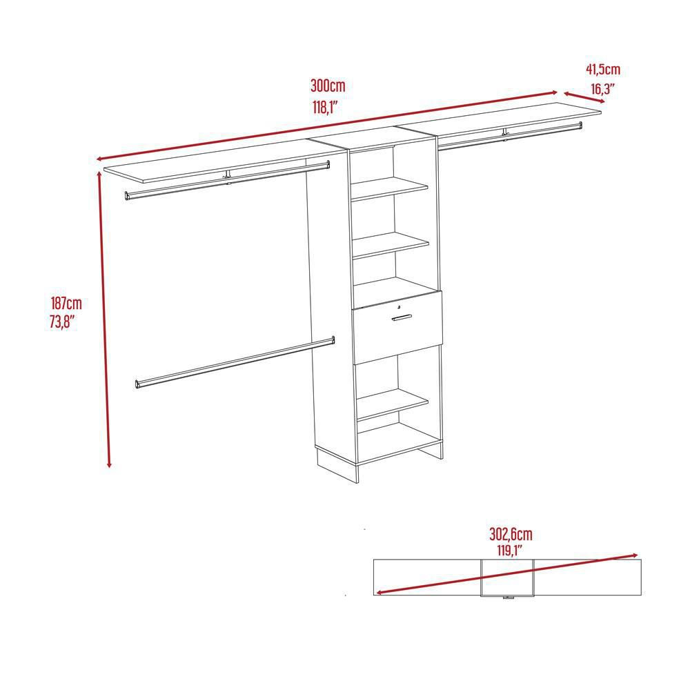 Closet plego 1 Cajon Wengue RTA CLW 5362 img #5