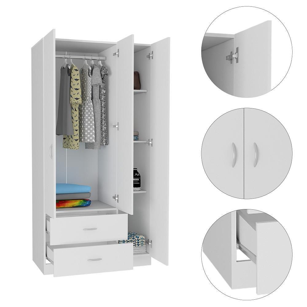 Closet Austral 3P Blanco RTA CLB 4614 img #5