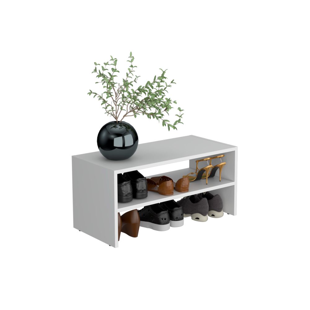 Zapatero Apilable Basico Silpa 35X72X34  Blanco RTA ZLB 10486 img #2