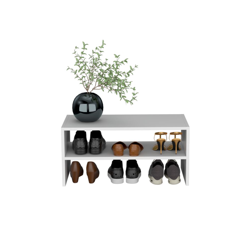 Zapatero Apilable Basico Silpa 35X72X34  Blanco RTA ZLB 10486 img #3