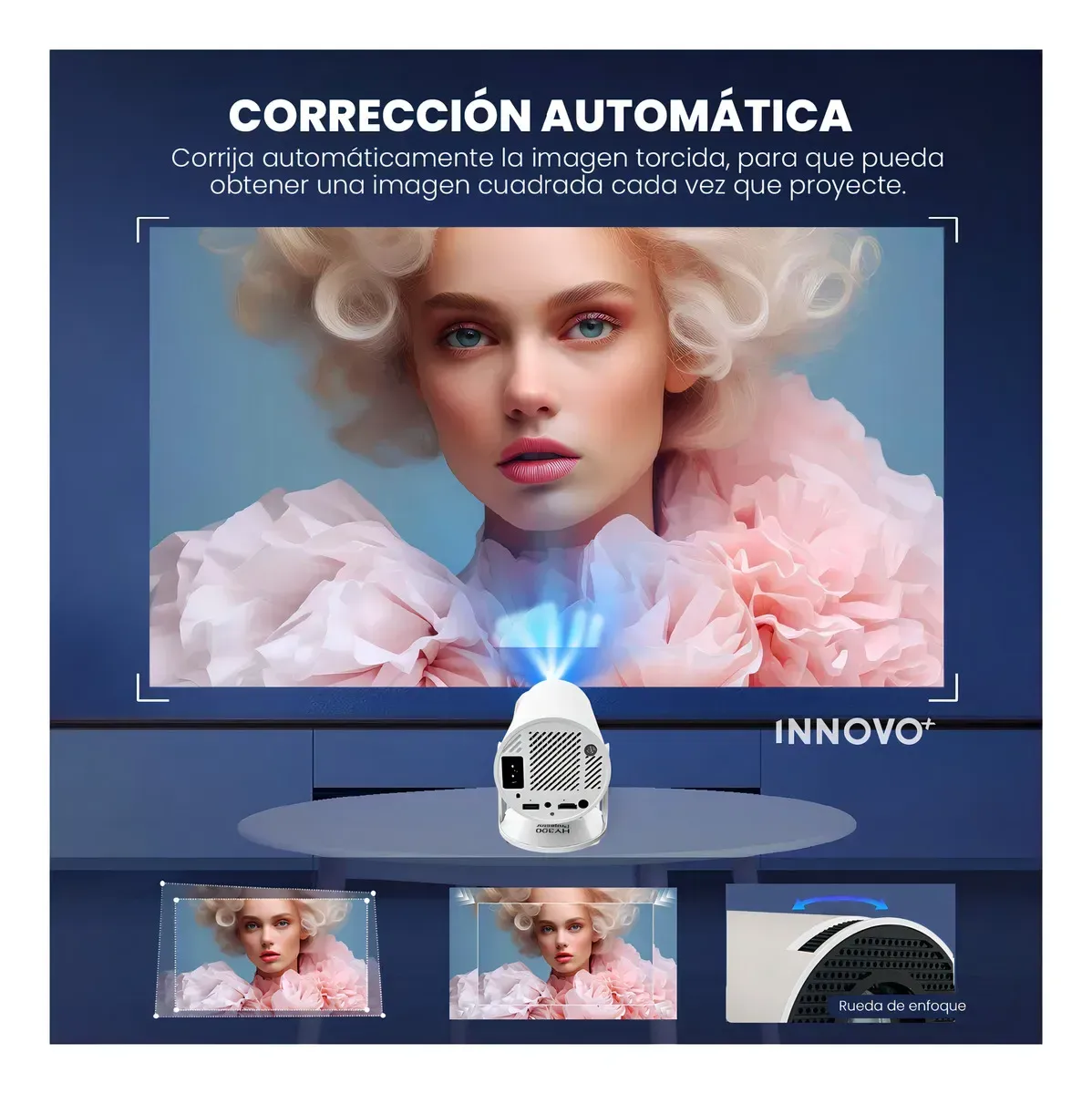Proyector Yh Android 4k 200 Pulgadas Smart Tv + 2 Controles Gaming img #6