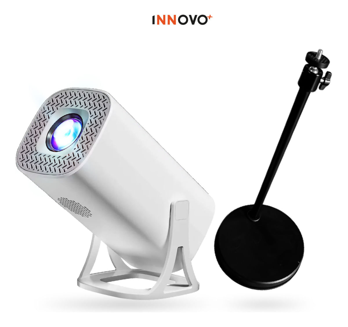 Proyector Smart S40 Max 4k Android 11 Wifi 5g + 2 Controles + Base Metálica +30.000 Juegos Y Apps img #4
