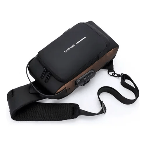Bolso Manos Libres Mini Morral Hombre Tipo Pechera Antirrobo img #2
