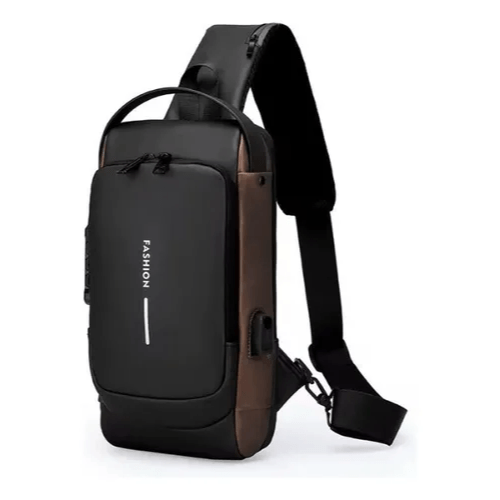 Bolso Manos Libres Mini Morral Hombre Tipo Pechera Antirrobo img #1