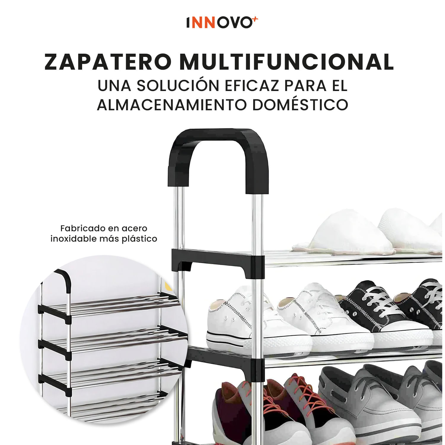 Clóset Armable 3 Cuerpos con Zapatero Slim Organizador Hogar img #4