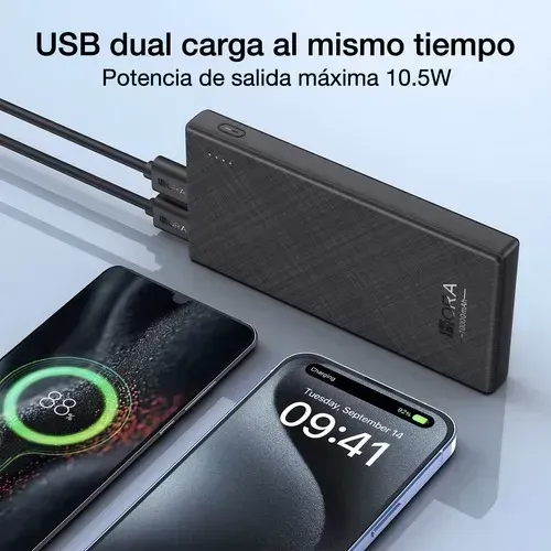 Power Bank Portátil Gar 263 1 Hora Original Con Indicador Luz img #7