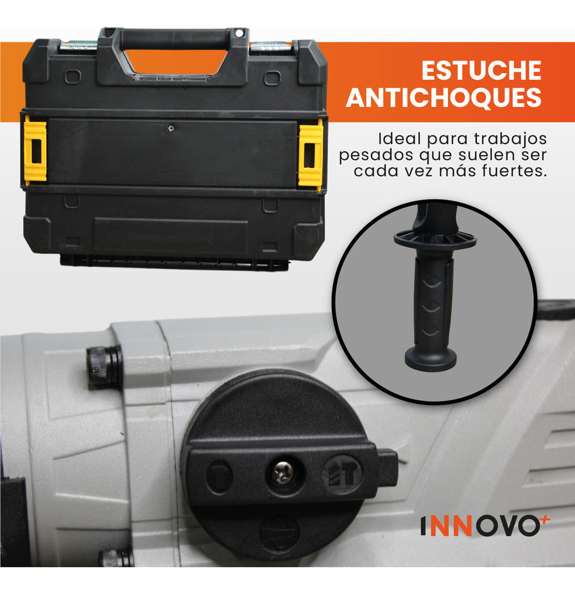 Rotomartillo Profesional Trabajo Pesado Estuche 1050w Accesorios img #2