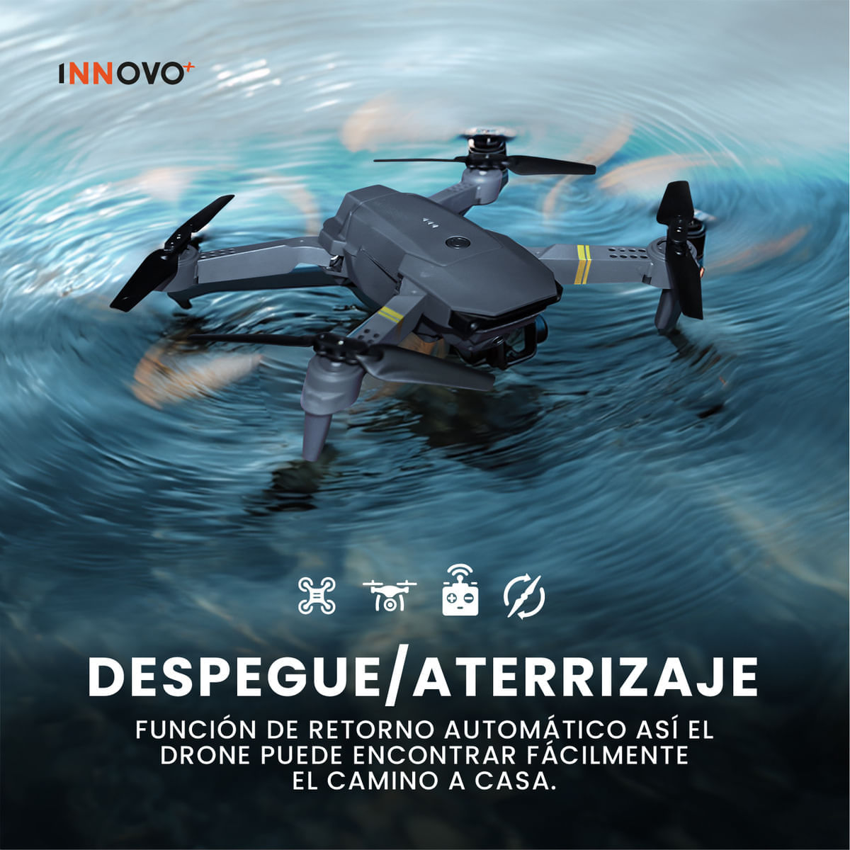 Drone Juguete Para Principiantes Aprendizaje Con Cámara Acrobacias img #2