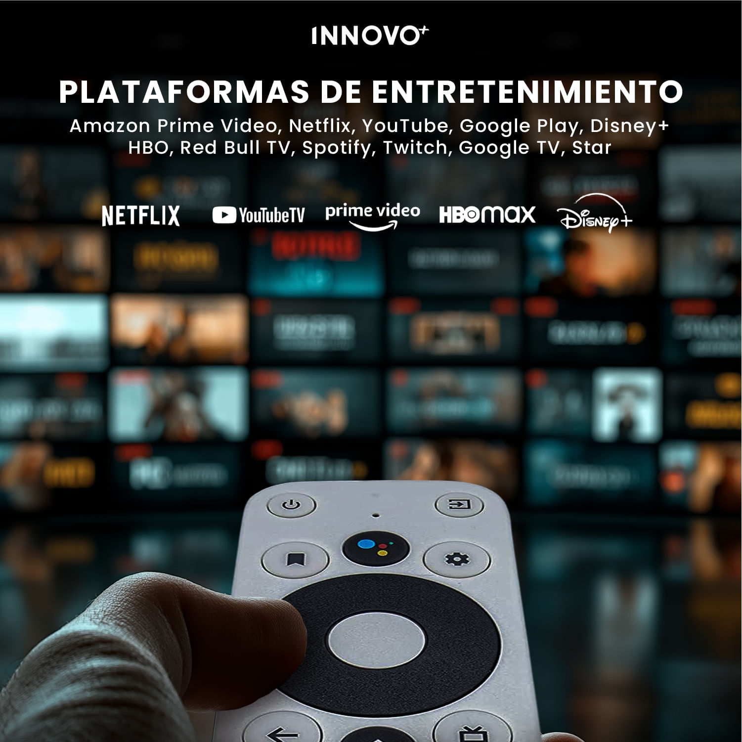 Watch Onn 4K Android TV con Magic TV Instalado Streaming Ultra HD + Canales Premium Control por Voz y Chromecast img #5