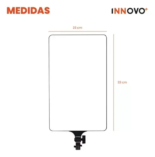Panel De Luz Profesional 3000w Trípode Control Remoto 3 Tonos Ajustable Rl Led img #3
