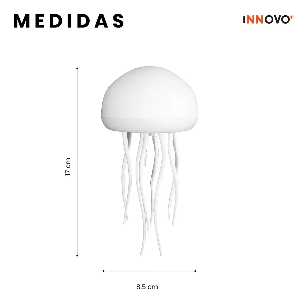 Lampara Mesa Medusa Relajante Anti Ansiedad Con Movimiento Tendencia img #3