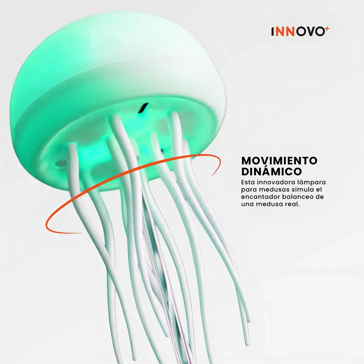 Lampara Mesa Medusa Relajante Anti Ansiedad Con Movimiento Tendencia img #5