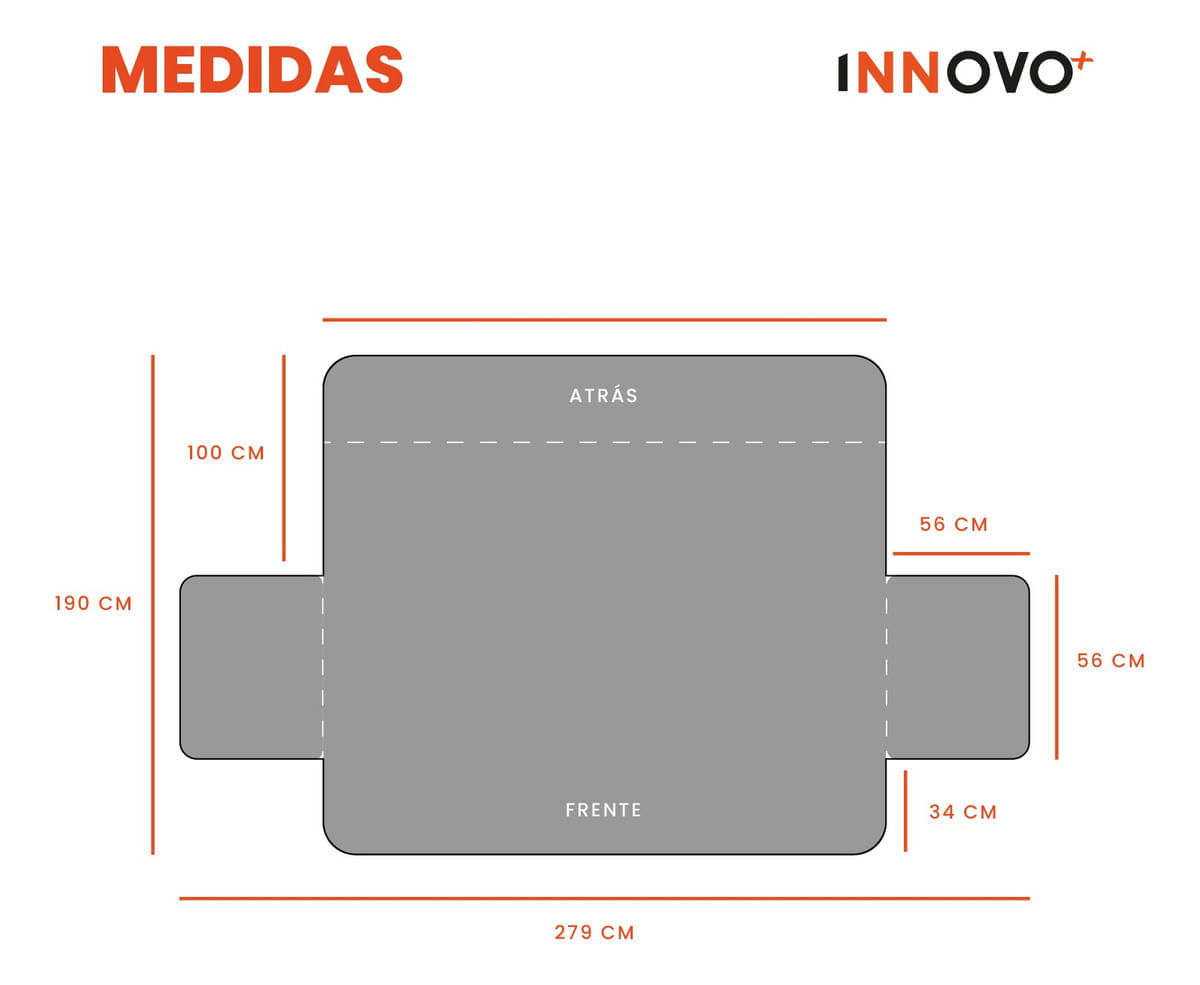 Protector De Sofá De 3 Puestos Doble Cara Semi Impermeable img #3
