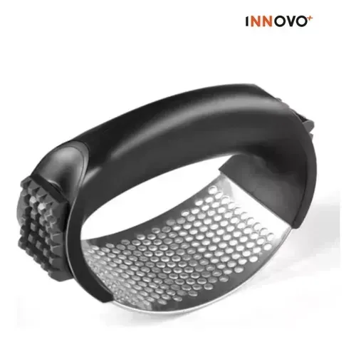 Triturador Machacador Pica Ajo 2 En 1 Garlic Press Innovo Acero Inoxidable img #5