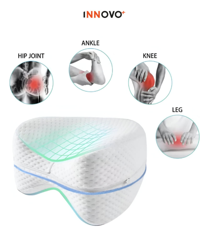 Almohada Ortopédica Cojín Entre Piernas Memory Foam Viscoelástica Innovo Health img #3