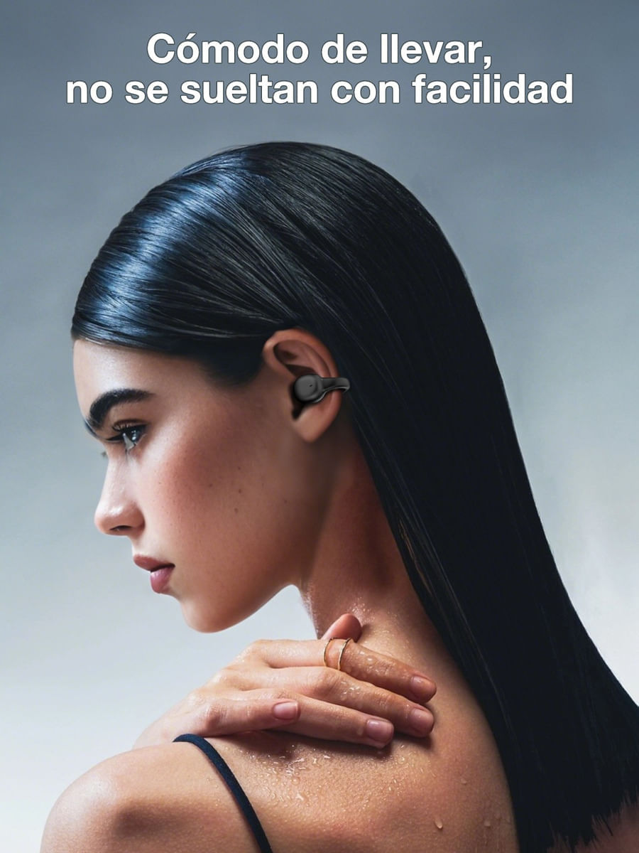 Audifonos Conducción Ósea Táctil Inteligente  Earcuff Sonido Mega Bass img #3