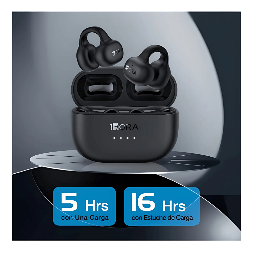 Audifonos Conducción Ósea Táctil Inteligente  Earcuff Sonido Mega Bass img #1