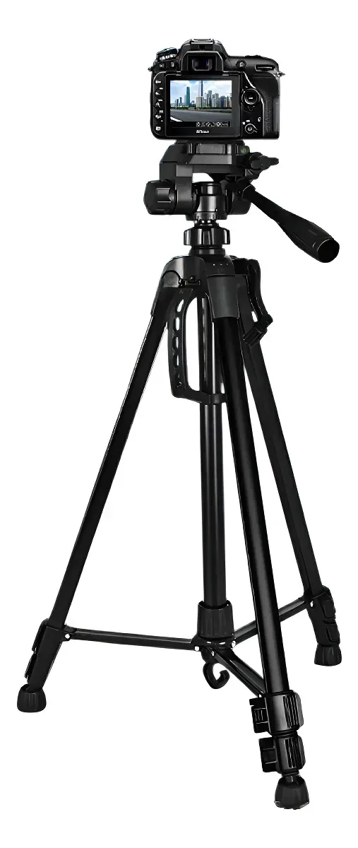 Trípode Profesional Aluminio 170 Cm Celular Cámara Estuche Panorámico Tp-010 TriPod img #1