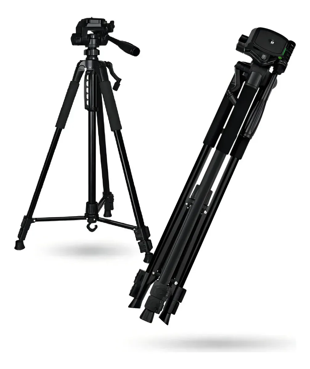 Trípode Profesional Aluminio 170 Cm Celular Cámara Estuche Panorámico Tp-010 TriPod img #4