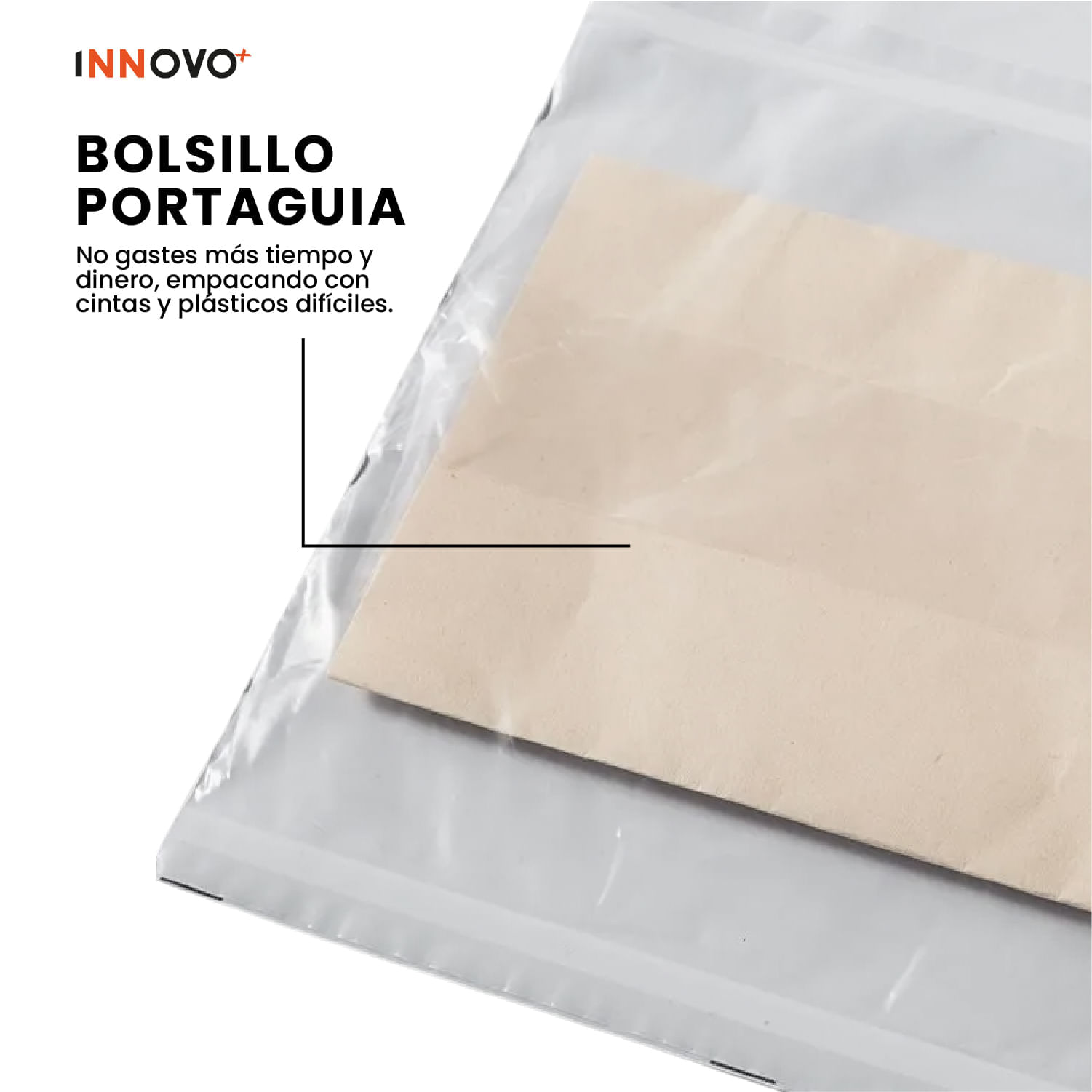 Bolsas De Seguridad Porta Guía Para Mensajería 19 X 25 Ecommerce Biodegradable img #4