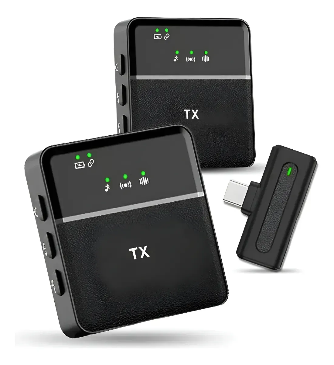 Micrófono De Solapa Profesional Inalámbrico Audio Claro Reducción De Ruido Compatible Android Y Ios img #1