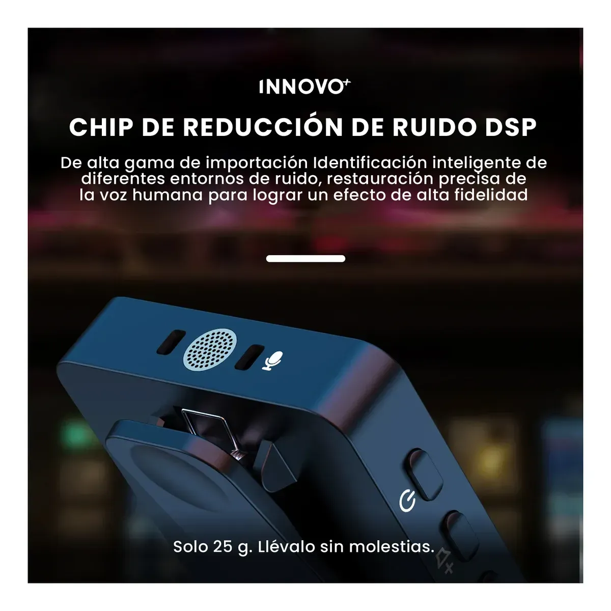 Micrófono De Solapa Profesional Inalámbrico Audio Claro Reducción De Ruido Compatible Android Y Ios img #6