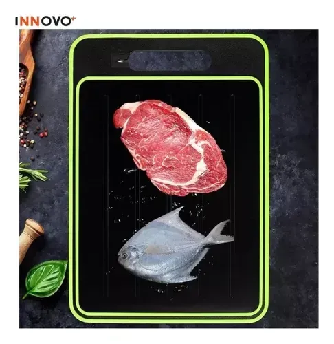 Tabla De Picar Descongela Alimentos Carnes 4 En 1 Multifuncional Innovo Home img #1