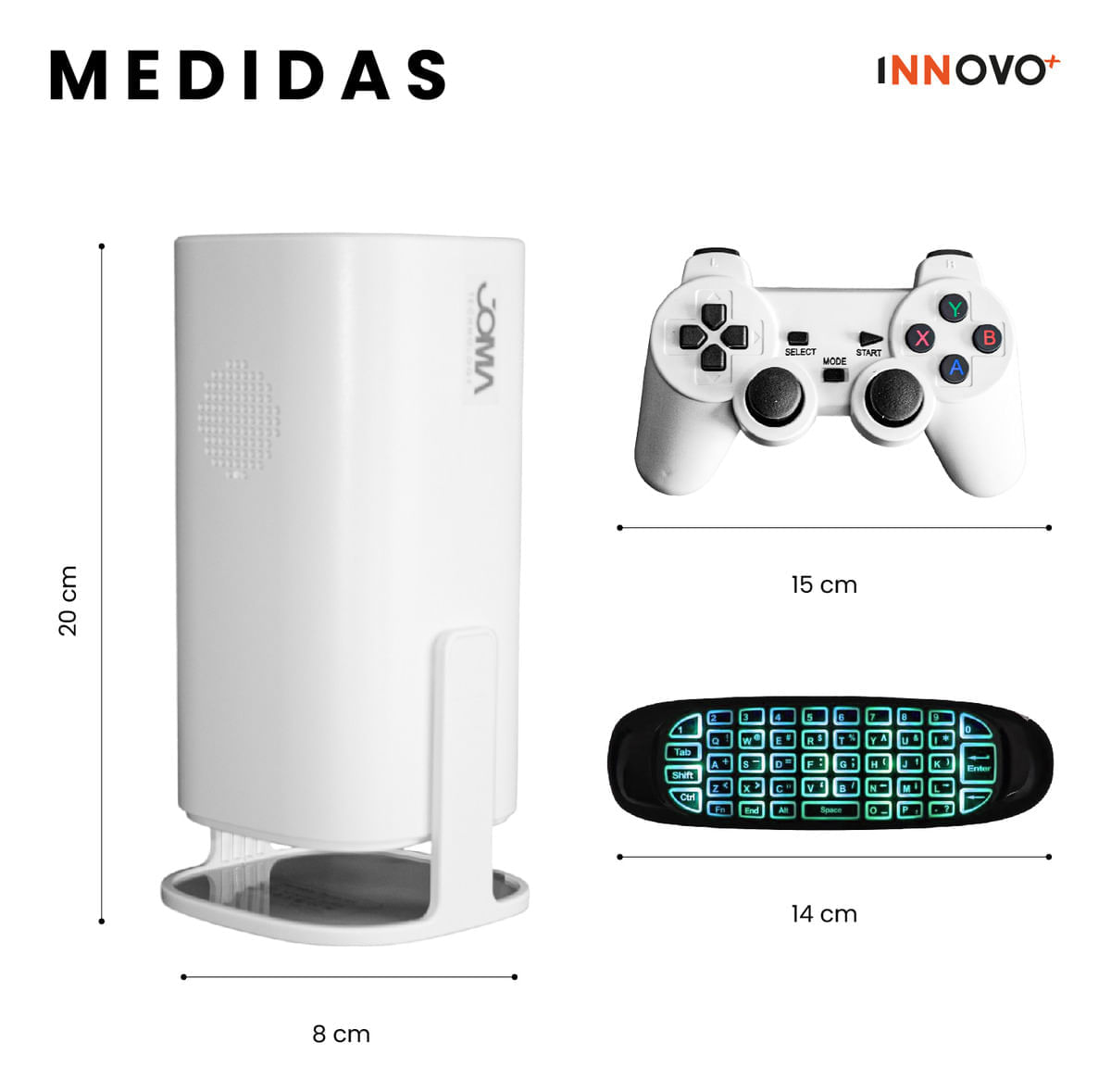 Proyector Android Plataformas Streaming 4k Juegos Hasta 200 Pulgadas Control Air Mouse img #3