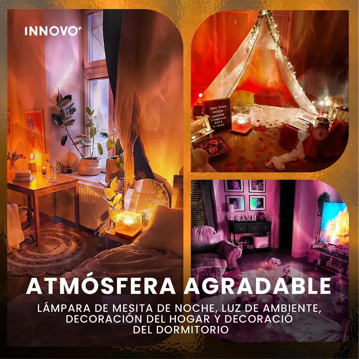 Lampara Proyectora De Luz Aurora Boreal Decoración Ambienta Espacios Rgb img #2