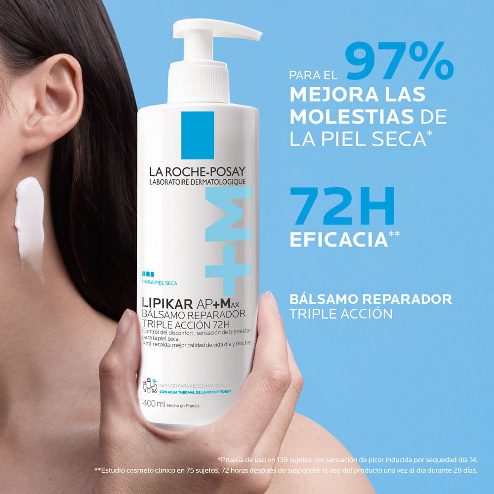 Bálsamo Reparador Triple Acción Lipikar Ap+Max - La Roche Posay img #3