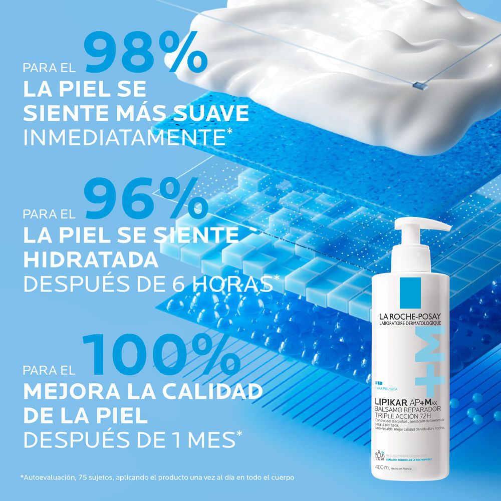 Bálsamo Reparador Triple Acción Lipikar Ap+Max - La Roche Posay img #5