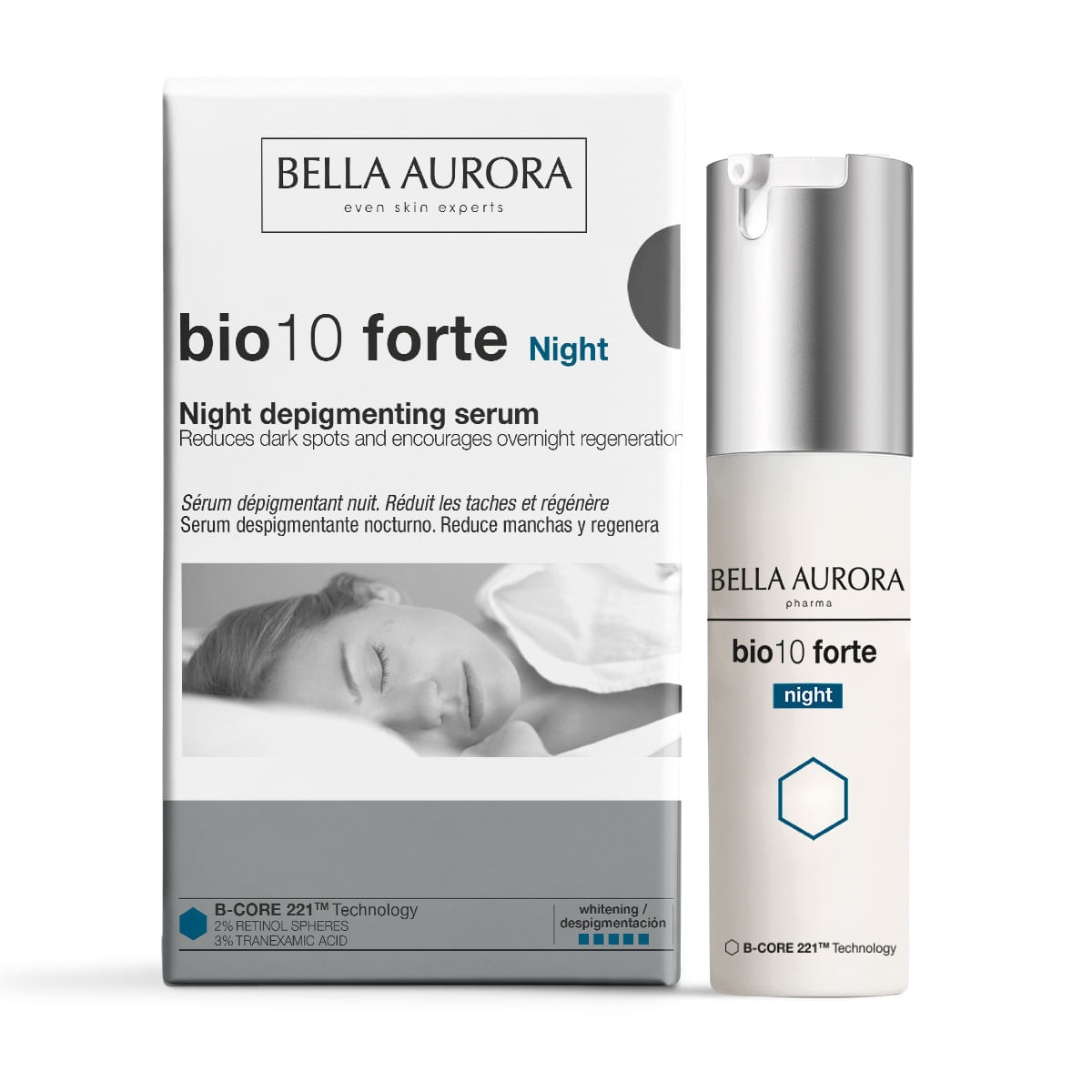Sérum Bio10 Forte Night - Despigmentante nocturno - Bella Aurora 30 ml img #3