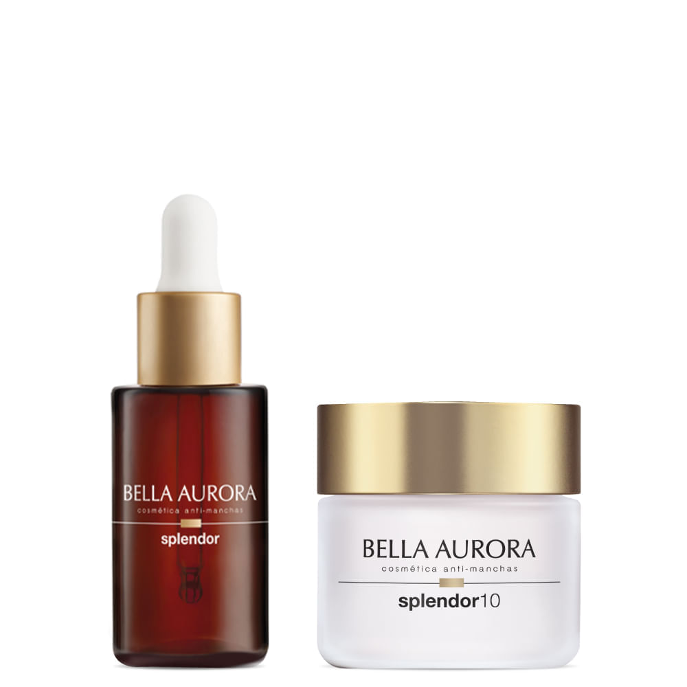 Kit Splendor 10 Crema Antiedad de Día 50ml + Splendor Serum Iluminador Antioxidante 30 ml - Bella Aurora img #1