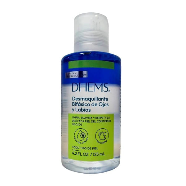 Desmaquillante Bifásico de Ojos y Labios - Dhems img #1