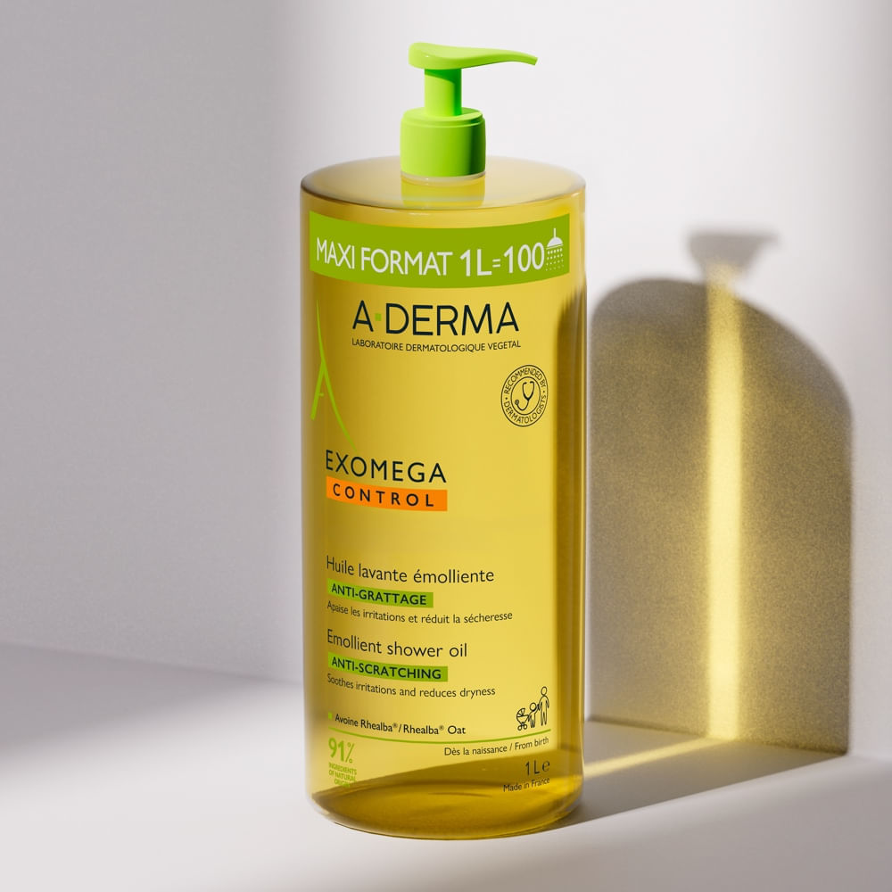 Exomega Control Aceite de Ducha - A-derma img #3