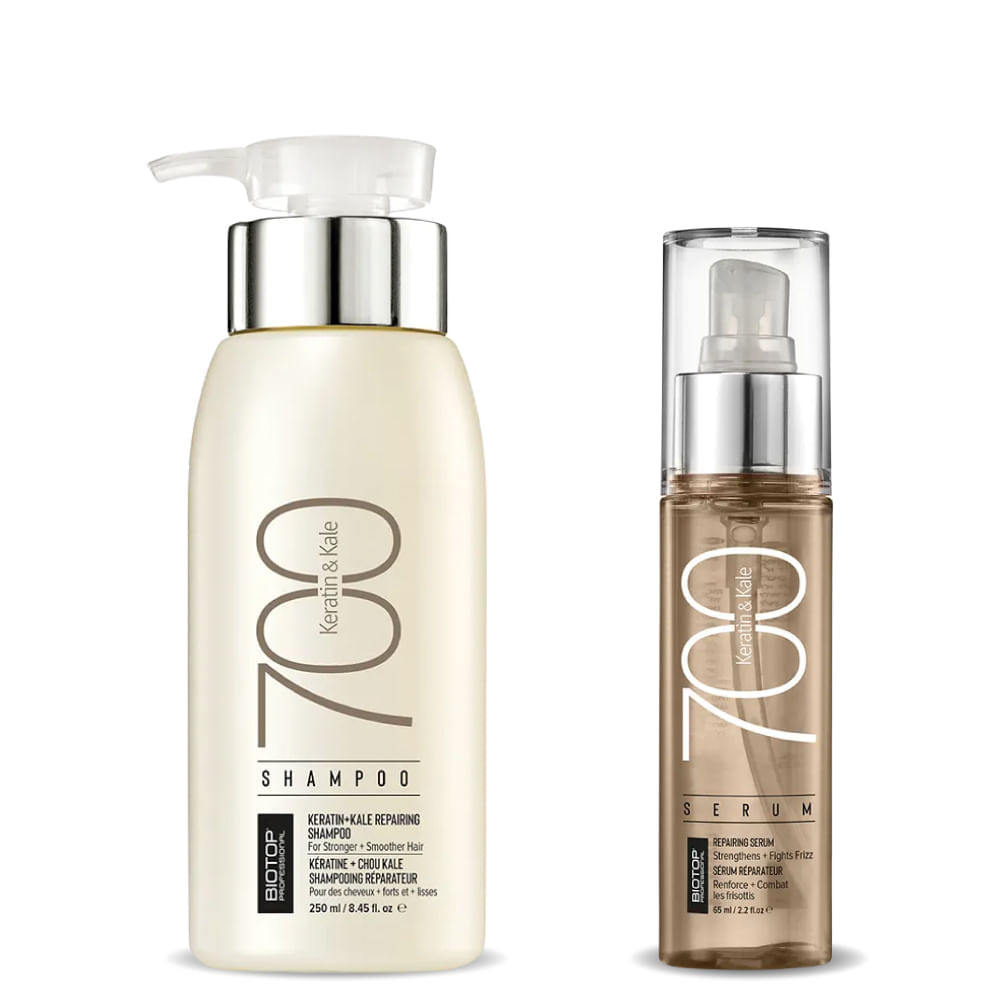 Kit 700 Reparación: Shampoo 250 ml + Serum 65 ml - Biotop Professional img #1