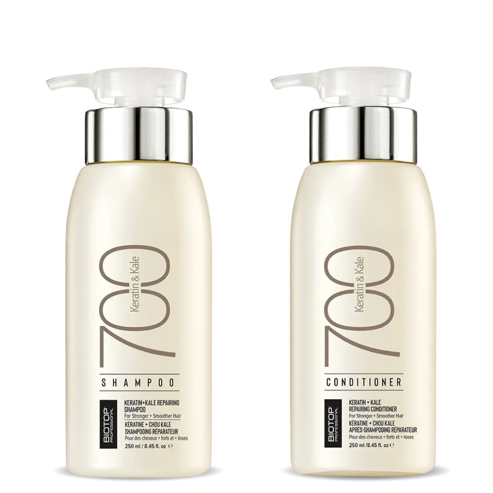 Kit 700 Reparación: Shampoo 250 ml +  Acondicionador 250 ml - Biotop Professional img #1
