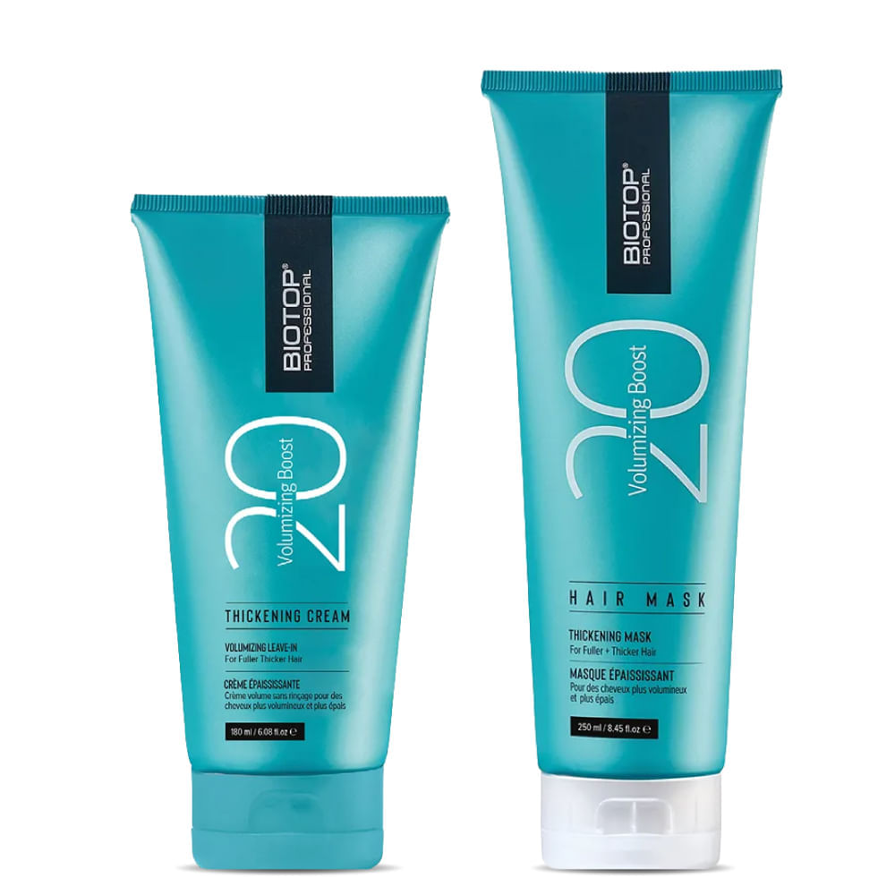 Kit Volumen: Mascarilla Voluminizadora 250 ml  + Crema Voluminizadora 180 ml - Biotop img #1