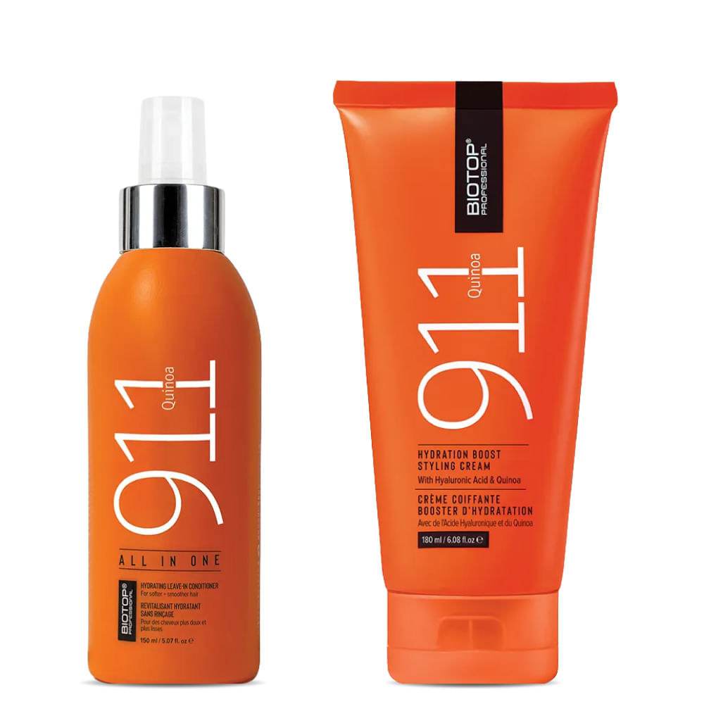 Kit Hidratación & Styling: Styling cream 80 ml + Spray All in One 150 ml - Biotop img #1