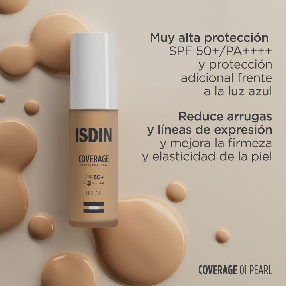 Base de Maquillaje ISDIN Coverage Fluida Alta Cobertura (30 gr) img #2