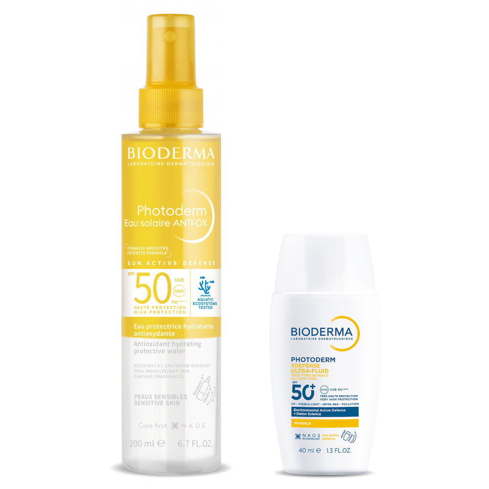 Kit Photoderm Agua Solar Anti-Ox + Photoderm Xdefense Ultra Fluid Neutro - Bioderma img #1