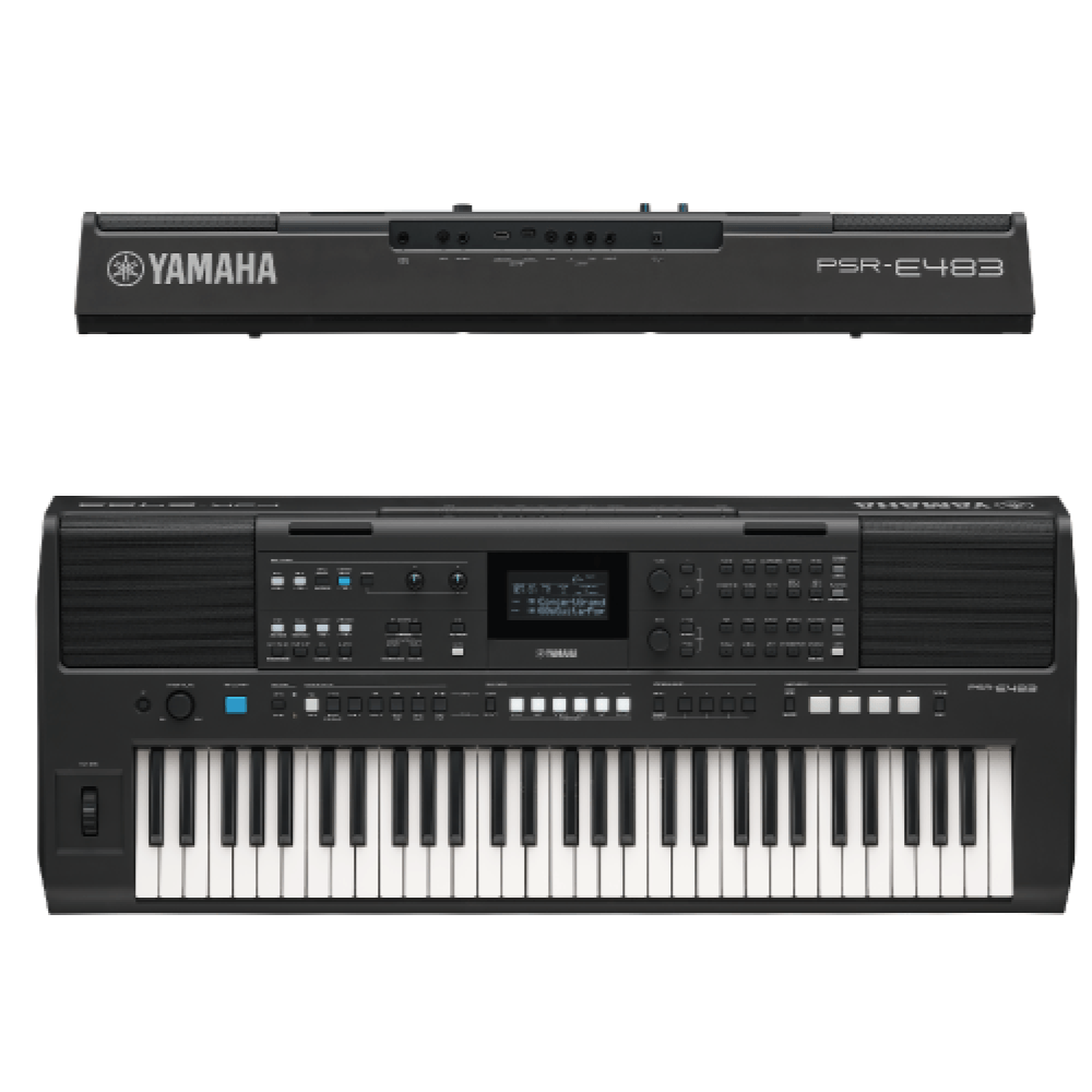 TECLADO YAMAHA ELÉCTRONICO PSR-E483 CON ADAPTADOR img #4