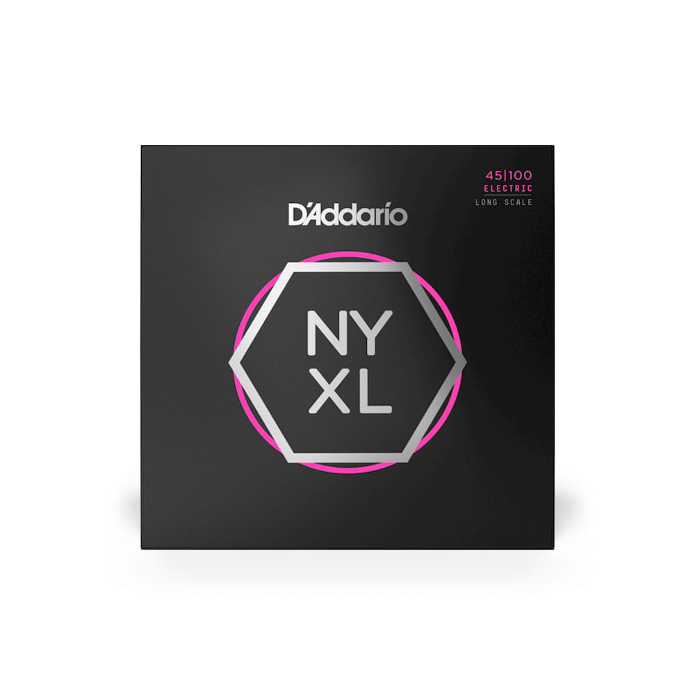 D'ADDARIO NYXL45100 CUERDAS PARA BAJO EN NICKEL, REGULAR LIGHT, 45-100, LONG SCALE img #1
